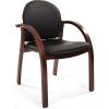 Кресло CHAIRMAN 659/black terra для посетителя, экокожа, цвет черный