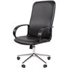Кресло для руководителя CHAIRMAN 278 экокожа черный хром
