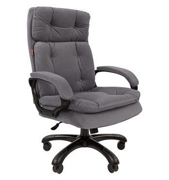 Кресло для руководителя CHAIRMAN 442 ткань T-55 серый