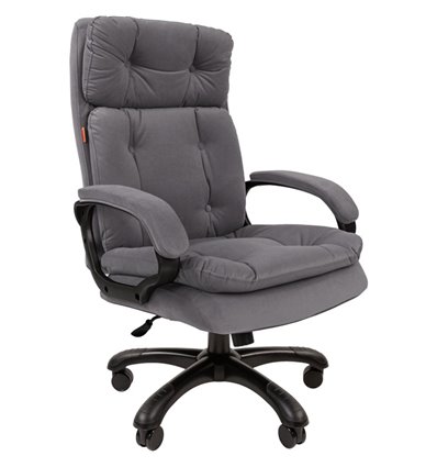 Кресло для руководителя CHAIRMAN 442 ткань T-55 серый