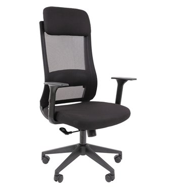 Кресло для руководителя CHAIRMAN 500LT ткань T черный/TW-01 черный