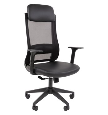 Кресло для руководителя CHAIRMAN 500LT экокожа черный/TW-01 черный