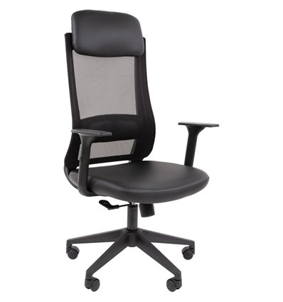 Кресло для руководителя CHAIRMAN 500LT экокожа черный/TW-01 черный