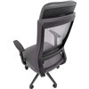 Кресло для руководителя CHAIRMAN 500LT экокожа серый/TW-04 серый