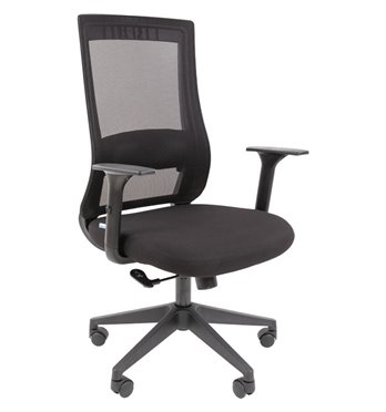 Кресло для оператора CHAIRMAN 500LT БП ткань T черный/TW-01 черный