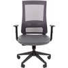 Кресло для оператора CHAIRMAN 500LT БП экокожа серый/TW-04 серый