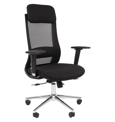 Кресло для руководителя CHAIRMAN 500LUX ткань T черный/TW-01 черный