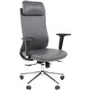 Кресло для руководителя CHAIRMAN 500LUX экокожа серый