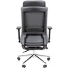 Кресло для руководителя CHAIRMAN 500LUX экокожа серый