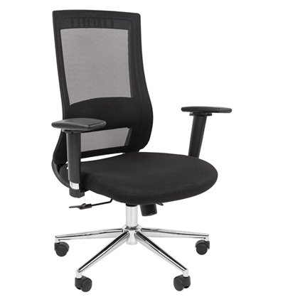 Кресло для оператора CHAIRMAN 500LUX БП ткань T черный/TW-01 черный