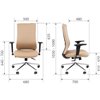 Кресло для оператора CHAIRMAN 500LUX БП экокожа бежевый