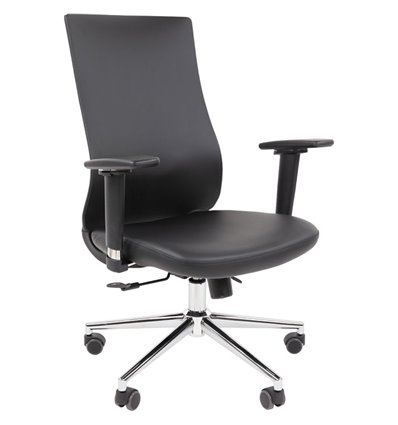 Кресло для оператора CHAIRMAN 500LUX БП экокожа черный