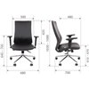 Кресло для оператора CHAIRMAN 500LUX БП экокожа черный