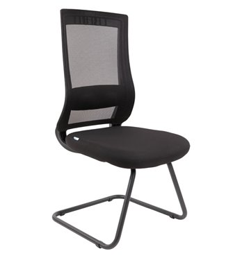 Кресло для посетителя CHAIRMAN 500V БП ткань T черный/TW-01 черный