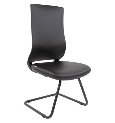 Кресло для посетителя CHAIRMAN 500V БП экокожа черный