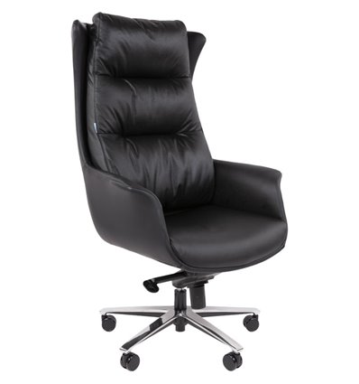 Кресло для руководителя CHAIRMAN ПРЕМЬЕР 523 нат.кожа/экокожа черная
