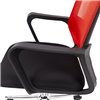 Кресло для оператора CHAIRMAN 606 ХРОМ TW красный