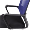 Кресло для оператора CHAIRMAN 606 ХРОМ TW синий