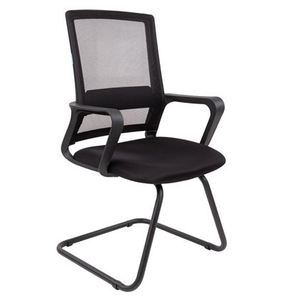 Кресло для посетителя CHAIRMAN 606V TW-01 черный