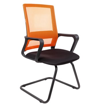Кресло для посетителя CHAIRMAN 606V TW-66 оранжевый