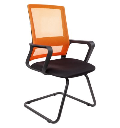 Кресло для посетителя CHAIRMAN 606V TW-66 оранжевый