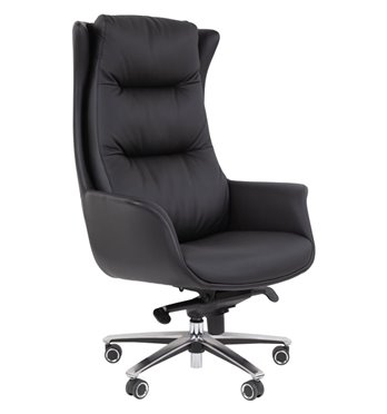 Кресло для руководителя CHAIRMAN CH523 экокожа, черный