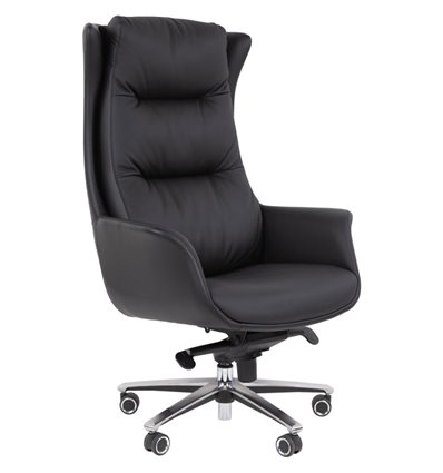 Кресло для руководителя CHAIRMAN CH523 экокожа, черный
