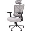 Кресло для руководителя CHAIRMAN CH566 сетка/ткань, серый