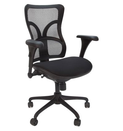 Кресло CHAIRMAN 730 для руководителя, сетка/ткань, цвет черный
